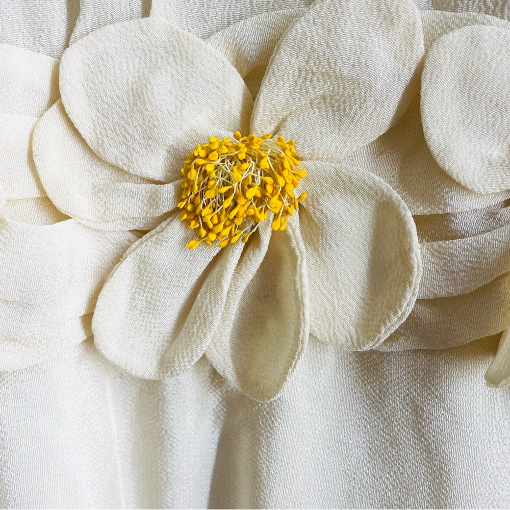 Vintage Antique 1920s Flapper Dress Handmade Flower Detail - Picture 8 of 16